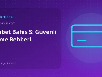 Sahabet Bahis S: Güvenli Ödeme Rehberi görseli
