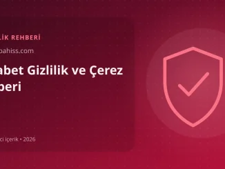 Sahabet Gizlilik ve Çerez Rehberi görseli
